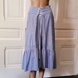 T Tahari Corset Tie skirt